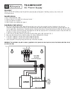 Предварительный просмотр 1 страницы Altronix T2428100CP Quick Start Manual