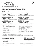 Altronix Trove Plus T2M7LCK1 Installation Manual предпросмотр