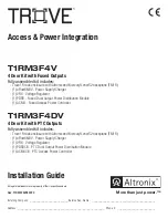 Altronix TROVE T1RM3F4V Installation Manual preview
