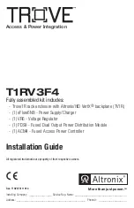 Altronix Trove T1RV3F4 Installation Manual preview