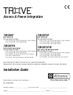 Altronix Trove T2HCK5F Installation Manual preview