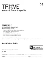 Preview for 1 page of Altronix Trove T2KHK3F12 Installation Manual