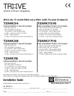 Предварительный просмотр 1 страницы Altronix TROVE T2MK34 Installation Manual