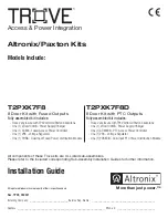 Altronix Trove T2PXK7F8 Installation Manual предпросмотр