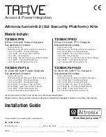 Altronix TROVE T2SSK7F8D Installation Manual preview