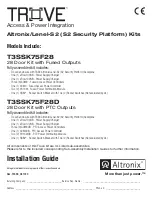 Altronix Trove T3SSK75F28 Installation Manual предпросмотр