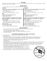 Preview for 2 page of Altronix Trove1HC1 Installation Manual