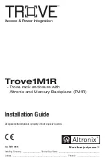 Предварительный просмотр 1 страницы Altronix Trove1M1R Installation Manual