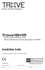 Altronix Trove1SH1R Installation Manual предпросмотр