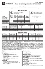 Preview for 1 page of Altronix ULXB Series Installation Manual