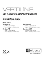 Предварительный просмотр 1 страницы Altronix Vertiline16 Installation Manual