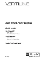 Altronix VertiLine48M Installation Manual preview