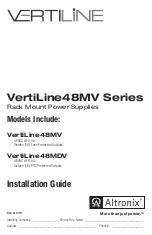 Altronix VertiLine48MV Series Installation Manual preview