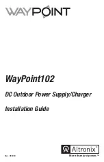 Altronix WayPoint102 Installation Manual предпросмотр