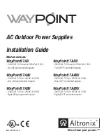 Предварительный просмотр 1 страницы Altronix WayPoint17A4DU Installation Manual