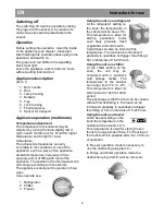 Preview for 9 page of ALTUS AL 236 Joker Instructions For Use Manual