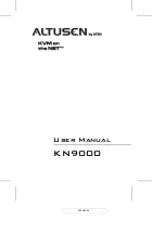 Предварительный просмотр 1 страницы Altusen KN9000 User Manual