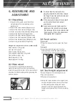 Preview for 12 page of Alu Rehab Netti 4U comfort|CE User Manual