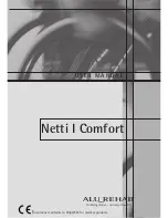 Alu Rehab Netti I Comfort User Manual preview