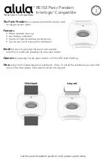 Preview for 1 page of Alula RE103 Install Manual