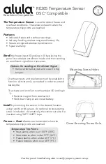 Alula RE305 Quick Start Manual preview