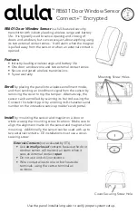 Предварительный просмотр 1 страницы Alula RE601 Install Manual