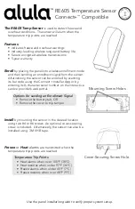 Предварительный просмотр 1 страницы Alula RE605 Quick Start Manual