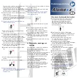 Preview for 2 page of Alumexx 990608926 Instruction Manual