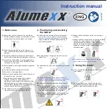 Preview for 4 page of Alumexx 990608926 Instruction Manual