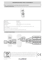 Aluprof DC 920 Programming Manual предпросмотр