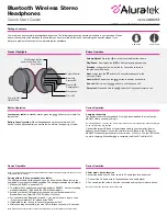 Aluratek ABH05F Quick Start Manual предпросмотр