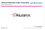 Aluratek ABT05F Quick Start Manual предпросмотр