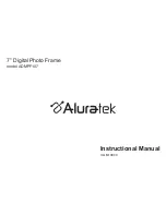 Предварительный просмотр 1 страницы Aluratek ADMPF107 Instructional Manual