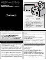 Aluratek AHDDS100F Quick Start Manual предпросмотр