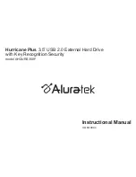 Aluratek AHDURS350F Instructional Manual предпросмотр