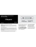 Предварительный просмотр 1 страницы Aluratek apc01b Quick Start Manual