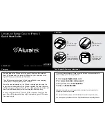 Предварительный просмотр 1 страницы Aluratek APC02B Quick Start Manual