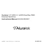 Aluratek Cyclone ACDUES350F Instructional Manual предпросмотр