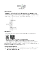 Aluratek ECO4Life NHP-E610 Quick Manual preview