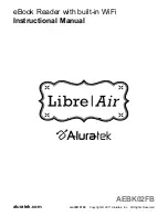 Предварительный просмотр 1 страницы Aluratek Libre Air AEBK02FB Instructional Manual