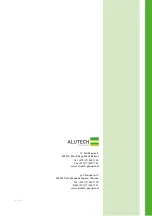 Preview for 26 page of Alutech A-box/ADS Installation And Operation Manual