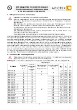 Preview for 1 page of Alutech AM0 Series Operation Manual