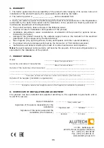 Preview for 16 page of Alutech AM0 Series Operation Manual