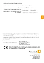 Предварительный просмотр 25 страницы Alutech AM1/10-15RS Operation Manual