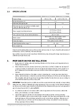 Preview for 7 page of Alutech CU-TR230-868 Installation And Operation Manual