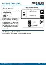 Preview for 17 page of Alutherm heating A 170 Installation, User And Service Manual