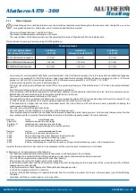 Preview for 28 page of Alutherm heating A 170 Installation, User And Service Manual