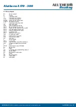 Preview for 39 page of Alutherm heating A 170 Installation, User And Service Manual