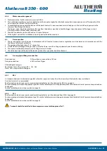 Preview for 29 page of Alutherm heating B350 Instructions For User