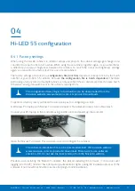 Preview for 50 page of Aluvision Hi-LED 55 Manual